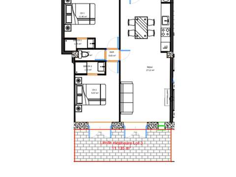 Vente appartement 3 pièces