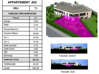 Vente appartement 3 pièces