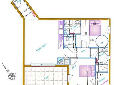 Vente appartement 3 pièces Vente appartement 3 pièces