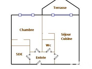 Vente appartement 2 pièces