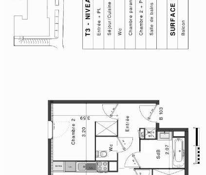 Vente appartement 3 pièces Fréjus 83