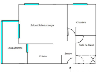 Vente appartement 2 pièces