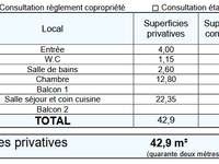 Vente appartement 2 pièces