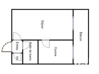 Vente appartement 1 pièce