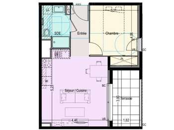 Vente appartement 2 pièces Fréjus 83