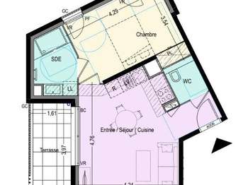 Vente Appartement 2 piècesFréjus