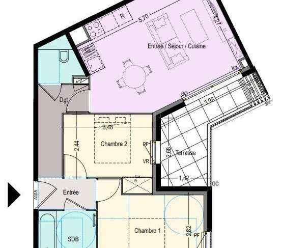 Appartement 3 pièces 60 m² · à Fréjus · 60 m² · 322 000 €