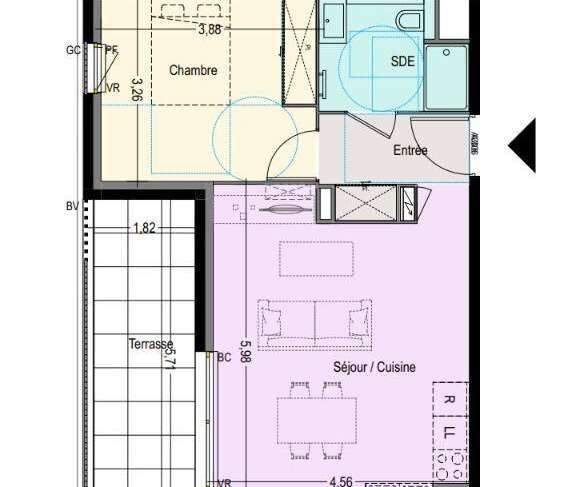 Appartement 2 pièces 47 m² · à Fréjus · 47 m² · 253 000 €