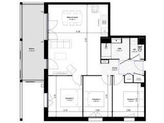 Vente appartement 4 pièces Vente appartement 4 pièces