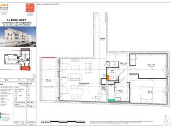 Vente appartement 3 pièces Genas 69