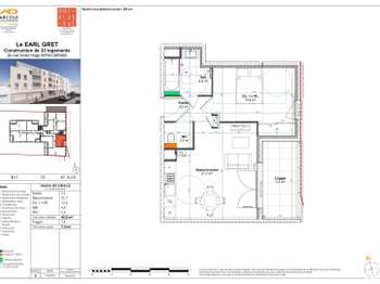 Vente appartement 2 pièces Genas 69