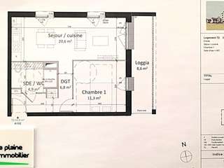 Vente appartement 2 pièces