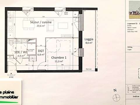Vente appartement 2 pièces