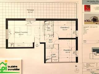 Vente appartement 3 pièces