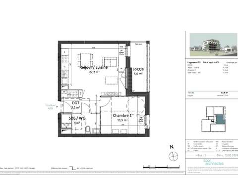 Vente appartement 2 pièces