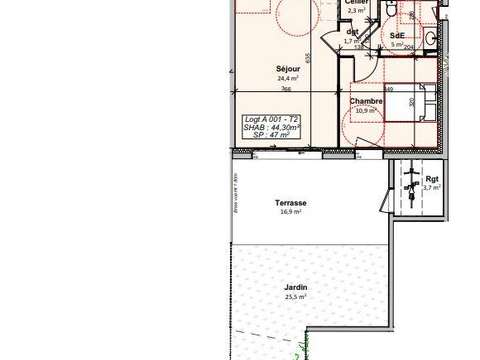 Vente appartement 2 pièces