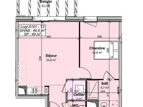 Vente appartement 2 pièces