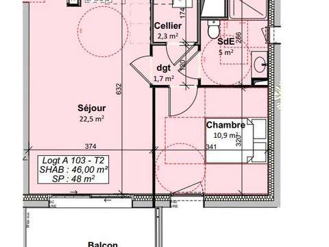 Vente appartement 2 pièces