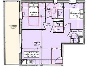 Vente appartement 3 pièces Vente appartement 3 pièces
