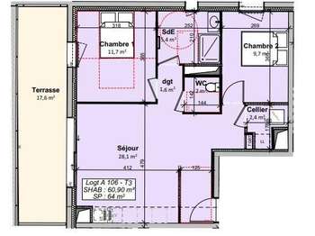 Vente appartement 3 pièces