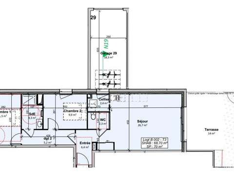 Vente appartement 3 pièces
