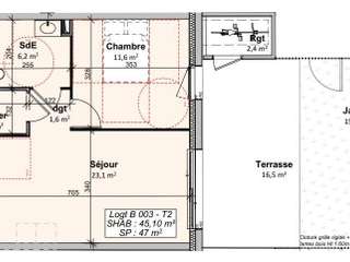 Vente appartement 2 pièces