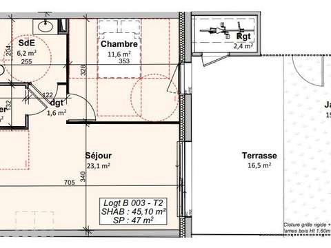Vente appartement 2 pièces