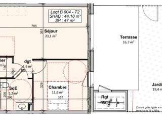 Vente appartement 2 pièces