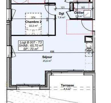 Vente appartement 3 pièces