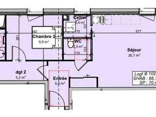 Vente appartement 3 pièces