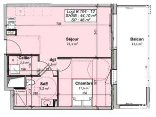 Vente appartement 2 pièces