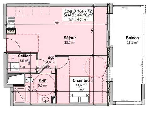 Vente appartement 2 pièces