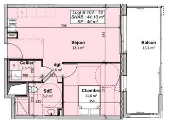 Vente appartement 2 pièces