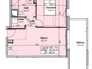 Vente appartement 2 pièces