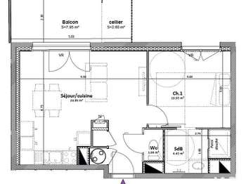 Vente Appartement 2 piècesGoncelin