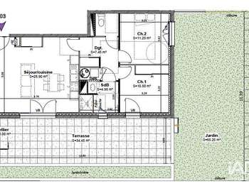 Vente appartement 3 pièces Goncelin 38
