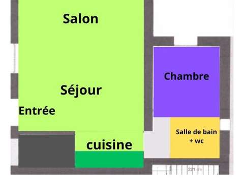 Vente appartement 2 pièces