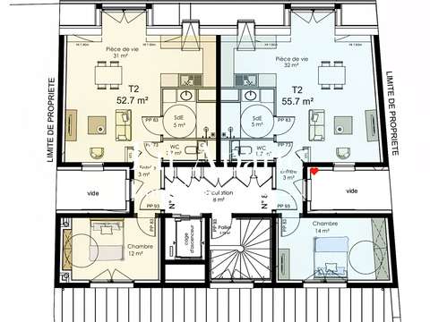 Vente appartement 3 pièces