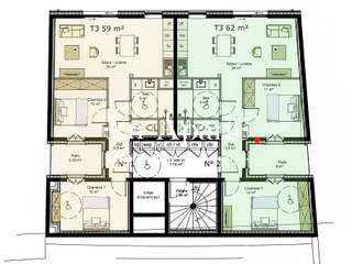 Vente appartement 3 pièces