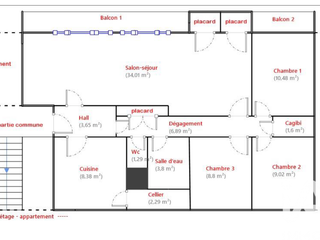 Vente appartement 4 pièces Vente appartement 4 pièces
