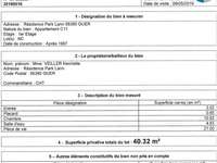 Vente appartement 2 pièces Vente appartement 2 pièces