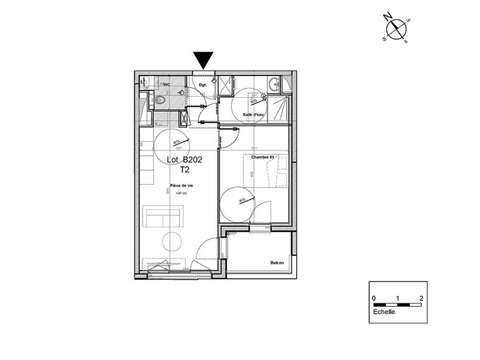 Vente appartement 2 pièces Vente appartement 2 pièces