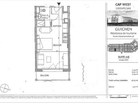 Vente appartement 1 pièce