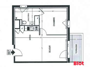Vente appartement 2 pièces Vente appartement 2 pièces