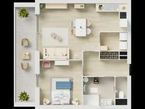 Vente Appartement 2 piècesGuilers