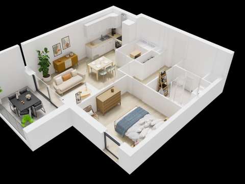 Vente appartement 2 pièces