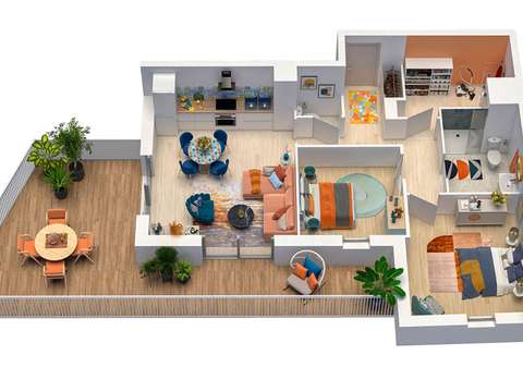Vente appartement 3 pièces