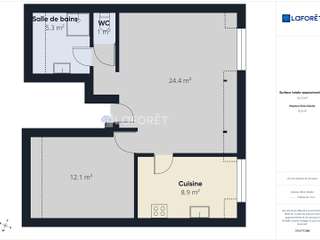 Vente appartement 2 pièces Vente appartement 2 pièces
