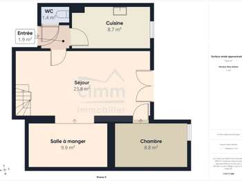 Vente appartement 3 pièces