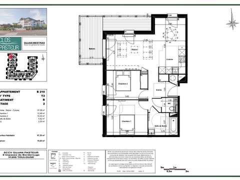 Vente appartement 3 pièces Gujan-Mestras 33